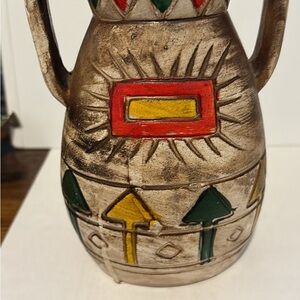 Native American Inspired Ceramic Jug